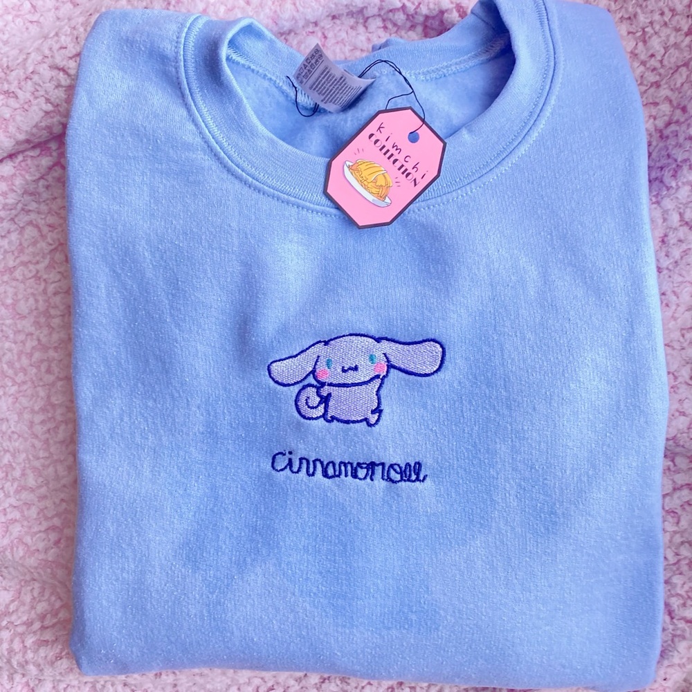 Cinnamoroll Embroidered CUSTOM Sweatshirt